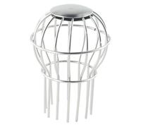 304 Stainless Steel Roof Drain Mesh Cover Anti-Block Gutter Guard for Leaves Twigs Debris with Tool-Free Installation, Silver, 50mm/75mm/110mm/160mm