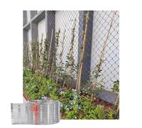 304 Stainless Steel Rope NetAntiFall Plant Climbing Netting Roll Galvanized Wire Mesh for Safe & Det DIY Animal Park Ca Size H2.7xL6m/H8.85xL19.68