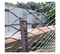 304 Stainless Steel Rope Netting - Flexible & Durable Safety Barrier, 1.5mm Impact & Theft Resistant Fall Protection Mesh, 0.8x5m/2.6x16.4ft for Outdoor Use