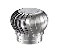 304 Stainless Steel Rotating Chimney Cowl, Roof Vents, Roof Turbine Ventilator, Powered by Wind, Weatherproof, Strong and Durable, Fireplace Chimney Caps, Ventilation Fans (200mm/7.8in)