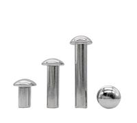304 Stainless Steel Round Head Solid Rivets M0.8/M1.0/M1.2/M1.6/M2.0/M2.5/M3/M4-M16 (M2 x 16mm, 200pcs)