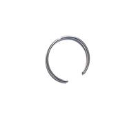 304 stainless steel round wire retaining ring, 3.5x68x17mm, 5Pcs