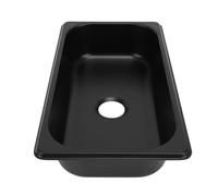 304 Stainless Steel RV Sink, Scratch Resistant Undermount Kitchen Sink, Multipurpose Single Bowl Sink with 40mm Waste Outlet, Ideal for Boat, Caravan & Motorhome