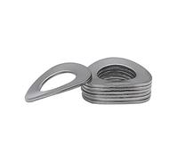 304 Stainless Steel Saddle Washers, Saddle-Shaped Elastic Washers M1.7 to M10, Wave Washers for Bolted Connections Lock Washers(M3 (500 pieces))