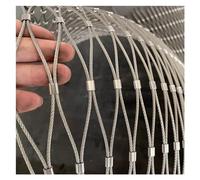 304 Stainless Steel Safety Net Flexible Balcony Fall Protection Mesh Secure Outdoor Safety for High Gardens and Staircases (2 Pack)