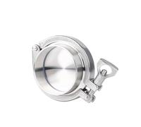 304 Stainless Steel Sanitary Tri Clamp Set - Heavy Duty Weld Ferrule, End Cap, Clips & Silicone Washer(133mmx145)