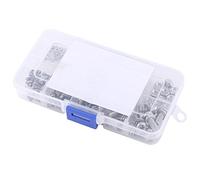 304 Stainless Steel Screws Nuts Assortment 160pcs M2 M2.5 M3 M4 M5 with Storage Box