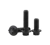 304 Stainless Steel Screws,Self Tapping Screws 3/5/10/20pcs M5 M6 12.9 Grade Carbon Steel Torx Head Flange Hex Bolts Plum Outer Hexagon Screw Six Lobe Truss Head Bolts(3pcs,M6x20)