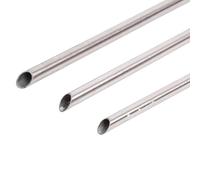 304 Stainless Steel Seamless Tubing, 0.8-30mm OD Precision Round Tube, 250mm Length, 4-Pack(12mm x 5mm x 250mm - 4pcs)