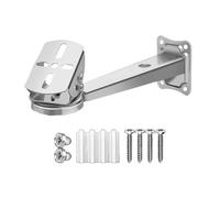 304 Stainless Steel Security Camera Mounting Bracket, Adjustable Wall Mount Holder Extension Arm for Cameras Outdoor Indoor, Set A