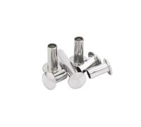 304 Stainless Steel Semi Hollow Rivet/Flat Round Head Hollow Rivet M2 M2.5 M3 M4 M5 M6(50pcs M5x5)