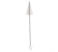 304 Stainless Steel Shaft and Nylon PBT Bristles Combine in This Piping Tip Cleaning Brush for Bakers