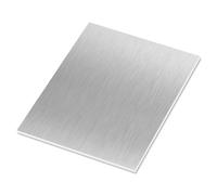 304 Stainless Steel Sheet 200mm x 250mm, 1.2mm Thick Flat Rectangular Stainless Steel Plate, LAVMHAB 304 Sheet Metal for DIY Crafts Models (1Pcs)