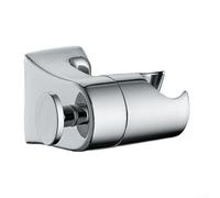 304 Stainless Steel Shower Head Holder with 360 Degree Rotation and Adjustable Angle, Includes Mounting Accessories for Wall Installation (Silver )