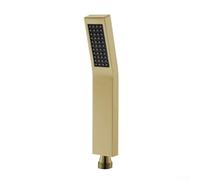 304 Stainless Steel Shower Head with Square Form Factor and Internal Flow Enhancement Mechanism for Steady High-Performance Output (gold)