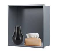 304 Stainless Steel Shower rt - Square Waterproof Shampoo Shelf Rust-Proof Bathroom Sto nizer for Toiletries Grey h Space-Saving Design