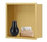 304 Stainless Steel Shower ShelfWaterproof RustProof Square Shampoo & Toiletries Organizer for Bathroom Durable Storage Solution for Ultimate Convenience