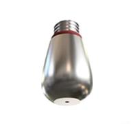 304 Stainless Steel Single Hole Steam Nozzle, Professional Steam Wand Tip Single Hole Nozzle Attachment for Gaggia Coffee Machine Milk Frother Accessory