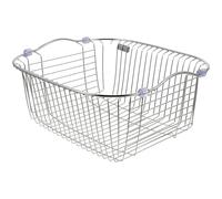 304 Stainless Steel Sink Strainer Basket - Fine Mesh Drain Basket Kitchen Colander for Fruits & Vegetables Rust-Resistant Dish Drainer Ideal for Kitchen Drying Rack