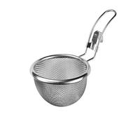 304 Stainless Steel Skimmer Fine Meshes Design for Soup Frying Hanging Hook Multipurpose Kitchen Tool Dishwasher Safe Dishwasher Safe Stainless Strainer