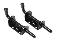 304 Stainless Steel Sliding Bolt Lock - 5-Inch Spring-Loaded Door Lock for Gates & Cabinets - 1pc / 2pcs Options for Enhanced Security