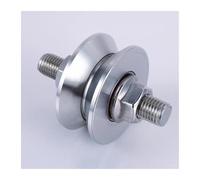 304 Stainless Steel Sliding Door Roller, V/U/H Type Pulley with Mute Bearing & Double-End Bolt for Shower Door Track and Sliding Gate(Ivory)