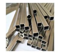304 Stainless Steel Small Square Tube Pipe Hollow Square Steel Rod Small Diameter Rectangular Tube 3x3MM 4x4 5x5 6x6 7x7 8x8MM, 1PCS (Color : 980mm, Size : 5x5x1mm)