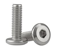 304 Stainless Steel Socket Head Screws - Flat Head Socket Cap Screw Furniture Bolts Countersunk Connector Screws - Bright Finish Fully Threaded M6 M6 x 100mm (5Pcs)