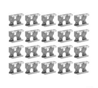304 Stainless Steel Solar Panel Clips for 30mm 35mm PV Mounting Drainage, 20 Pcs, Resistant Water Drain Clips for Solar Panels, Efficient Flow Management(for 35MM)