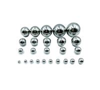 304 Stainless Steel Solid Ball Dia 0.4-30mm Small Pellet Marbles Round Smooth Slides Ball(0.4mm (200PCS))