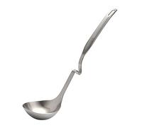 304 Stainless Steel Soup Ladle 30.5CM Hot Pot Soup Spoon Hangable Soup Scoop Kitchen Utensil Tool
