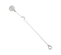 304 Stainless Steel Spiral Whisk Spoon For Honey For Tea And Syrup Mixing Featuring Smooth Facade And Comfort Grip Handle