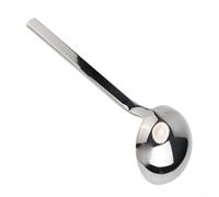 304 Stainless Steel Spoon Featuring Thickened Large Head and Polished, Rust Resistant and Heat Resistant, Available in Multiple Handle Lengths (big)