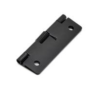 304 Stainless Steel Spring Hinge Elastic Force Automatic Closing 0 Degree Reset Concealed Hinge 1Pcs(White) Made in China