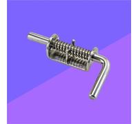 304 Stainless Steel Spring-Loaded Telescoping Engineering Automotive Compartment Door Locking Pin Hinge Industrial Mechanical 1Pcs