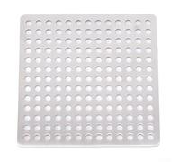 304 Stainless Steel Square Drain Cover for Bathroom Shower Hair Catcher Sink Strainer Floor Waste Grate with Anti-Clogging Design Modern Look Outdoor Indoor Use Silver 6 * 6cm 8.6 * 8.6cm(8.6cm)