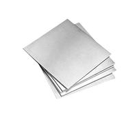 304 Stainless Steel Square Sheet Plate Flat Brushed Metal Polished for Kitchen DIY Craft Making(4x200x200mm 1pcs)