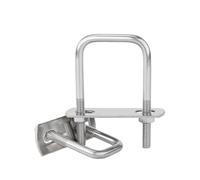 304 Stainless Steel Square U-Bolt M6 M8 M10 - Heavy Duty U-Shaped Screw for Secure Pipe & Plate Connection(M8x50x150 1set)