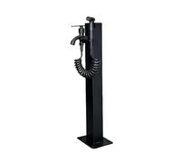 304 Stainless Steel Square Vertical Garden Water Column with Faucet & Spray Pipe Outdoor Floor Mount Water Tap Yard Hydrant