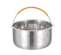 304 Stainless Steel Steamer Insert for Quick and Easy Cooking of Healthy Meals (21.5cm short)