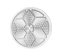 304 Stainless Steel Steamer Tray Round Steaming Plate Rack, For Pressure Cooker Stockpot Pan Quick Even Heating Kitchen Tool, For Baking Toast Salad(33cm)