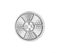 304 Stainless Steel Steamer Tray With Fast And Even Heating Holes, Round Design Compatible With Various Cookware Types For Efficient Steaming Tasks(19.7cm)