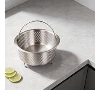 304 Stainless Steel Steaming Basket Designed for Use with Traditional and Modern For Cooking Vessels (A)