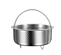 304 Stainless Steel Steaming Basket Designed for Use with Traditional and Modern For Cooking Vessels (C)