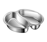 304 Stainless Steel Steaming Tray for Rice Cooker, Fanshaped Divided Steamer Basket for Vegetables, Fish, Meat and Pastries, 21.7Cm Cooking Grid with Nonslip Bottom
