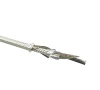 304 Stainless Steel Stirring Rod 2 Meter Nickel Plated Mica Temperature Wire 6-20 A WG 500-1000℃ Fireproof(Nickel Plated,18 A WG 0.75mm)