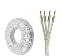 304 Stainless Steel Stirring Rod 4-Core Mica Insated Cable 0.75-4mm² 500C Oxygen-Free Copper Fireproof(45ft,1.5mm2 4c)