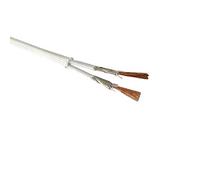 304 Stainless Steel Stirring Rod 500°C Temperature Heat Resistant 3 Core Mica Braided Fireproof Cable Wire 0.5-4.0mm(2 Core,20 A WG 0.5mm)