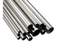 304 Stainless Steel Straight Pipe Tubing, 304 Stainless Steel Round Tube 1 Piece, Length 300mm, Outer Diameter 35mm,Seamless Straight Pipe Tube, Polished(35x2mm)