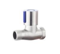 304 Stainless Steel Straight-Way Valve Water Stop Triangle Valve Inner and Outer Wire 1/2' for Water Pipe